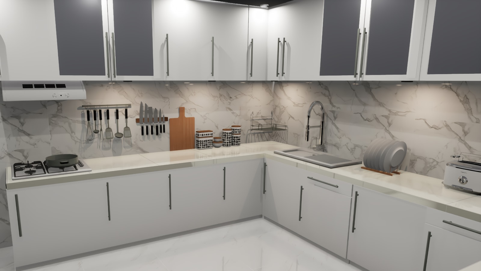 Modern kitchen cabinetry